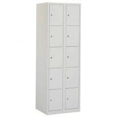 Lockerkast Basic 10 deurs grijs