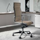 Directiestoel Dekora - Echt leer