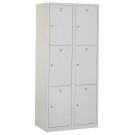 Lockerkast Basic Plus - 6-deurs - 2 delig