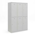 Garderobekast Basic Plus - 6-deurs - 3 delig