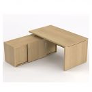 Directiebureau Elegance met aanbouw - 160 x 90 cm