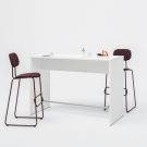 Hoge houten tafel Roza - 160 x 50 cm