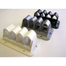 Kabelklem Klein met schroeven - Zwart