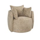 Chenille Fauteuil Emma - Taupe