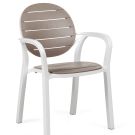 Palma Armchair - Bianco Tortora