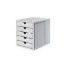 Postkast met 5 vakken HAN - Lichtgrijs