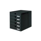 Postkast met 5 vakken HAN - Zwart