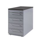 Vast ladeblok Maroon - 80 cm - 5 laden