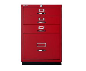 Bisley F-serie ladekast rood