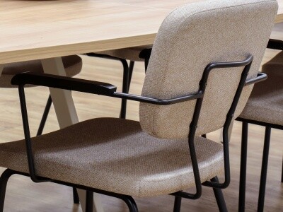 Vergaderstoel met armleuning